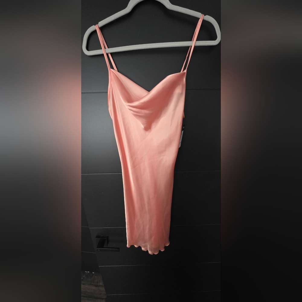 Bebe- Peach Slip Dress